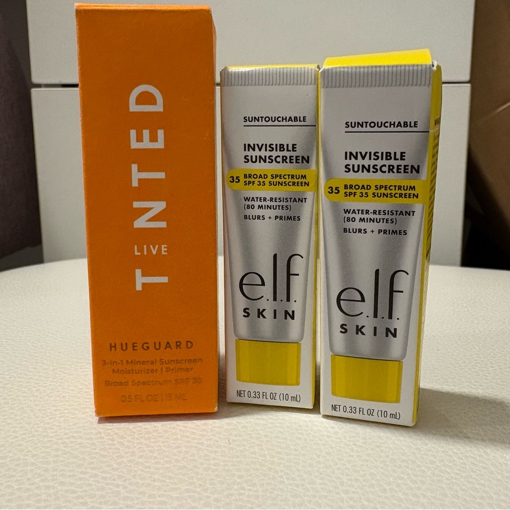 Live Tinted Hueguard Mini Suntouchable Invisible Sunscreen SPF 35 minis. 
 NEW